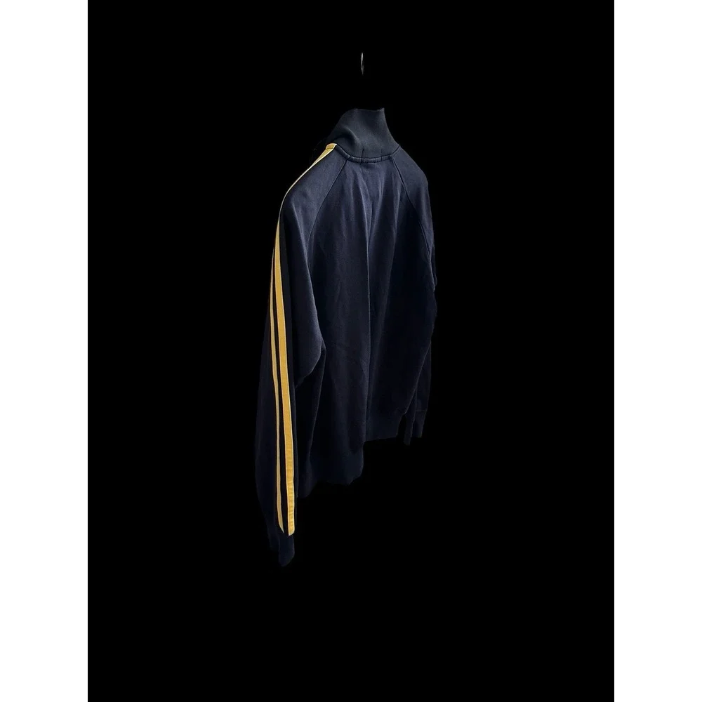 Ralph‎ Lauren Polo Sport Track Jacket Blue Yellow Zip Large Vintage 90's Flaws